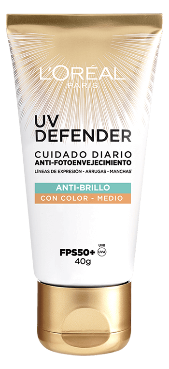 Crema Hidratante Anti Brillo Medio Uv Defender Packshot V3